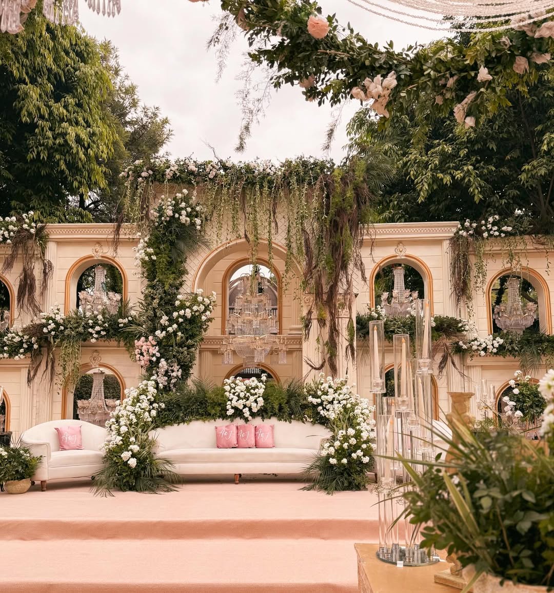 Signature wedding setup by AMC Events